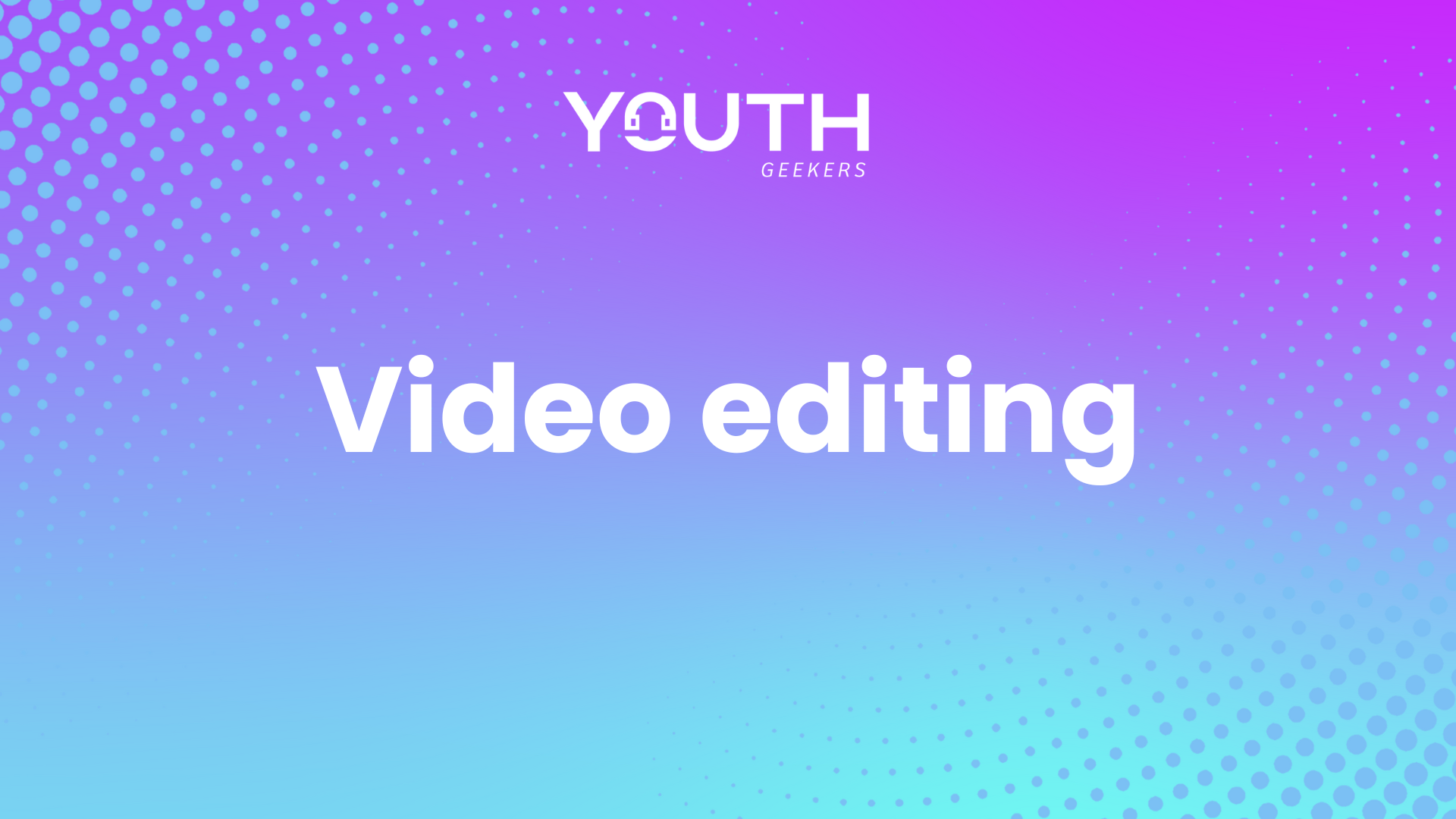 Video editing Banner